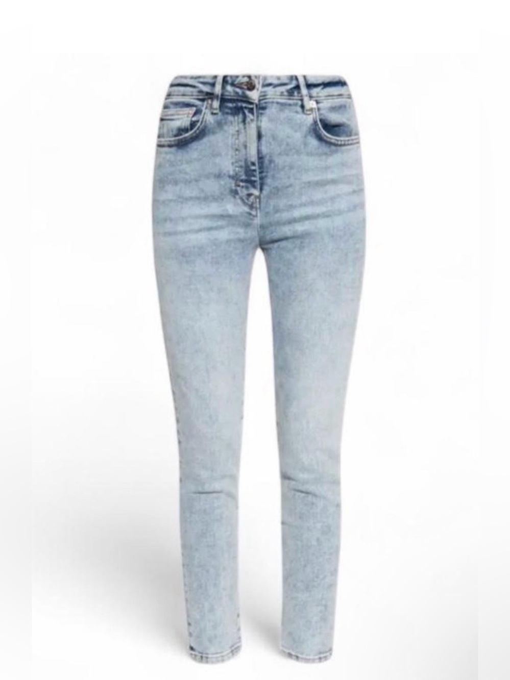 Iro Galloway Women's Mid Wash Skinny Jeans - Light Blue